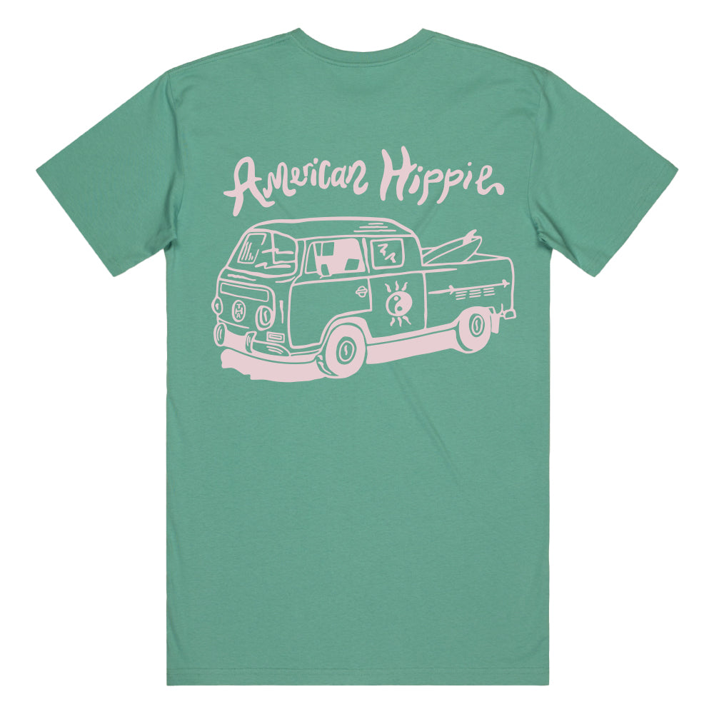 American Hippie T - Topaz
