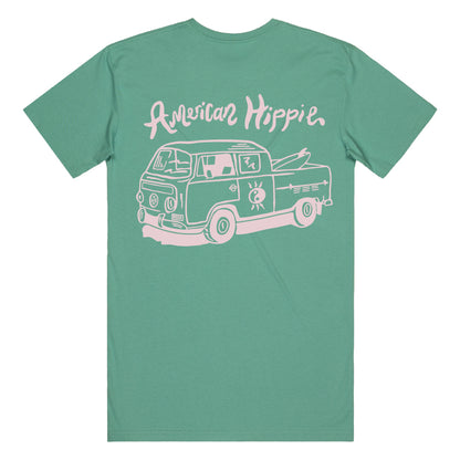 American Hippie T - Topaz