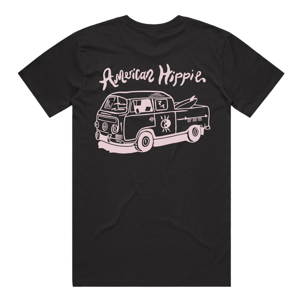 American Hippie T - Coal