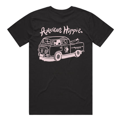 American Hippie T - Coal