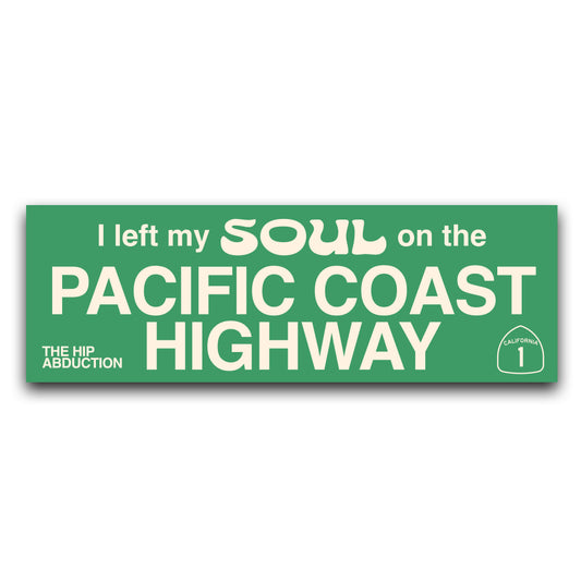 Pacific Coast Highway Bumper Sticker