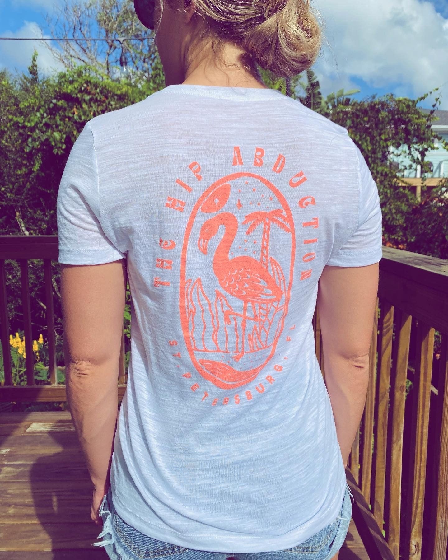 Women's Flamingo Relaxed Vintage Slub T