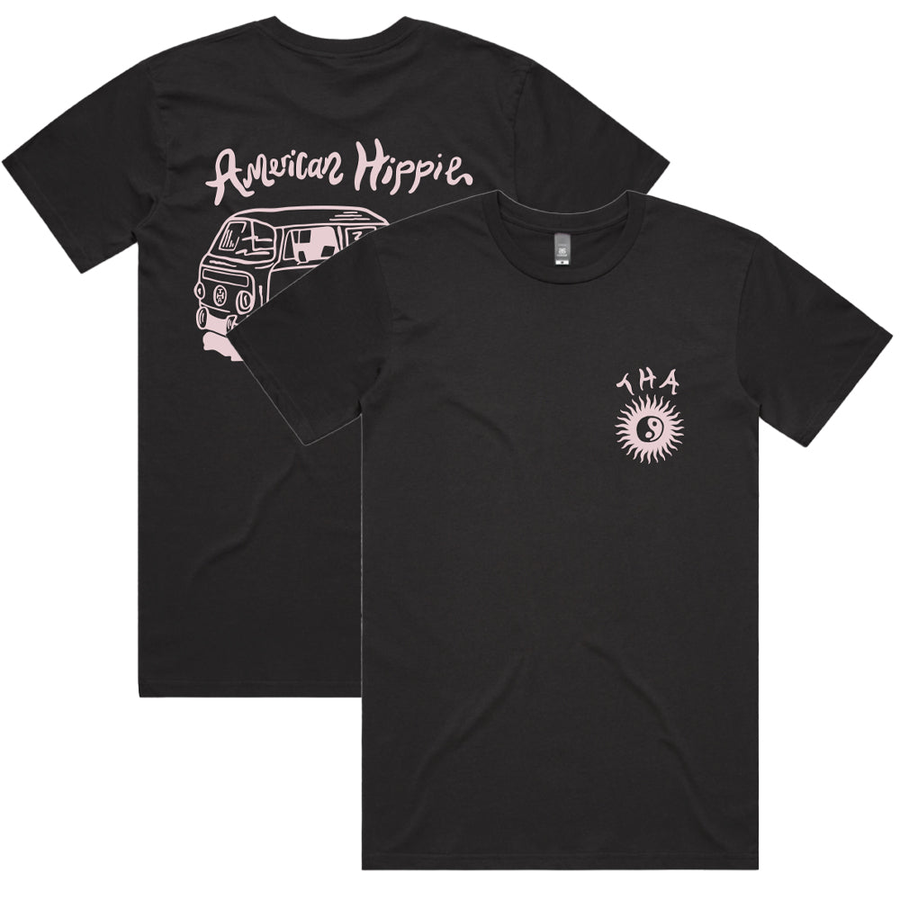 American Hippie T - Coal