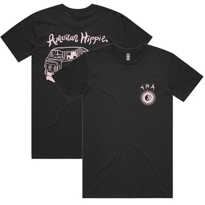 American Hippie T - Coal
