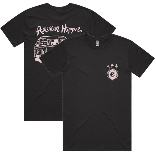 American Hippie T - Coal