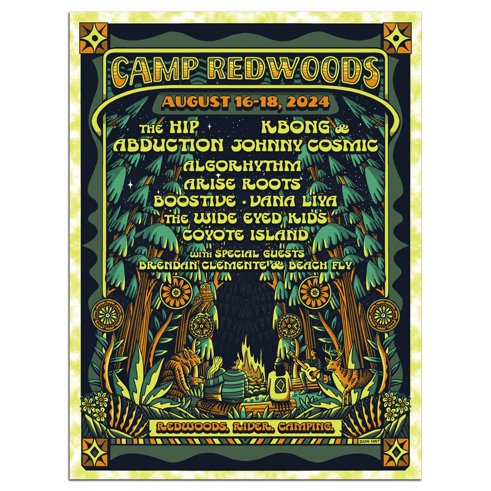 Poster - Camp Redwoods August 16-18, 2024