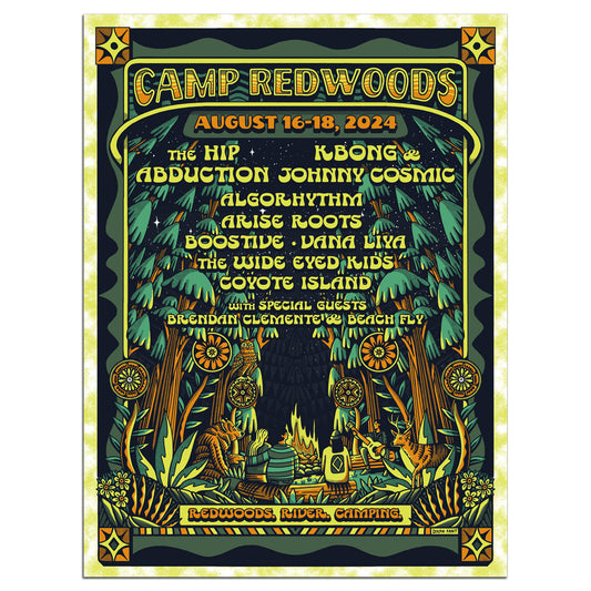 Poster - Camp Redwoods August 16-18, 2024